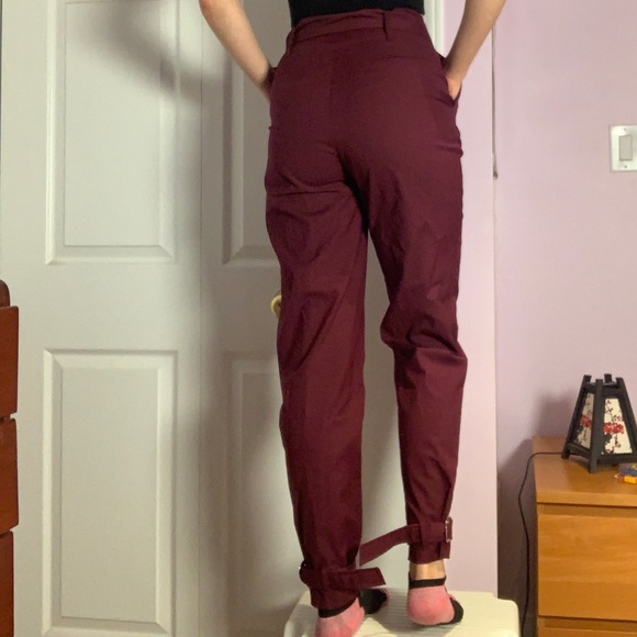 Lavish Alice plum utility pants - uk 8 - Picture 2 of 10